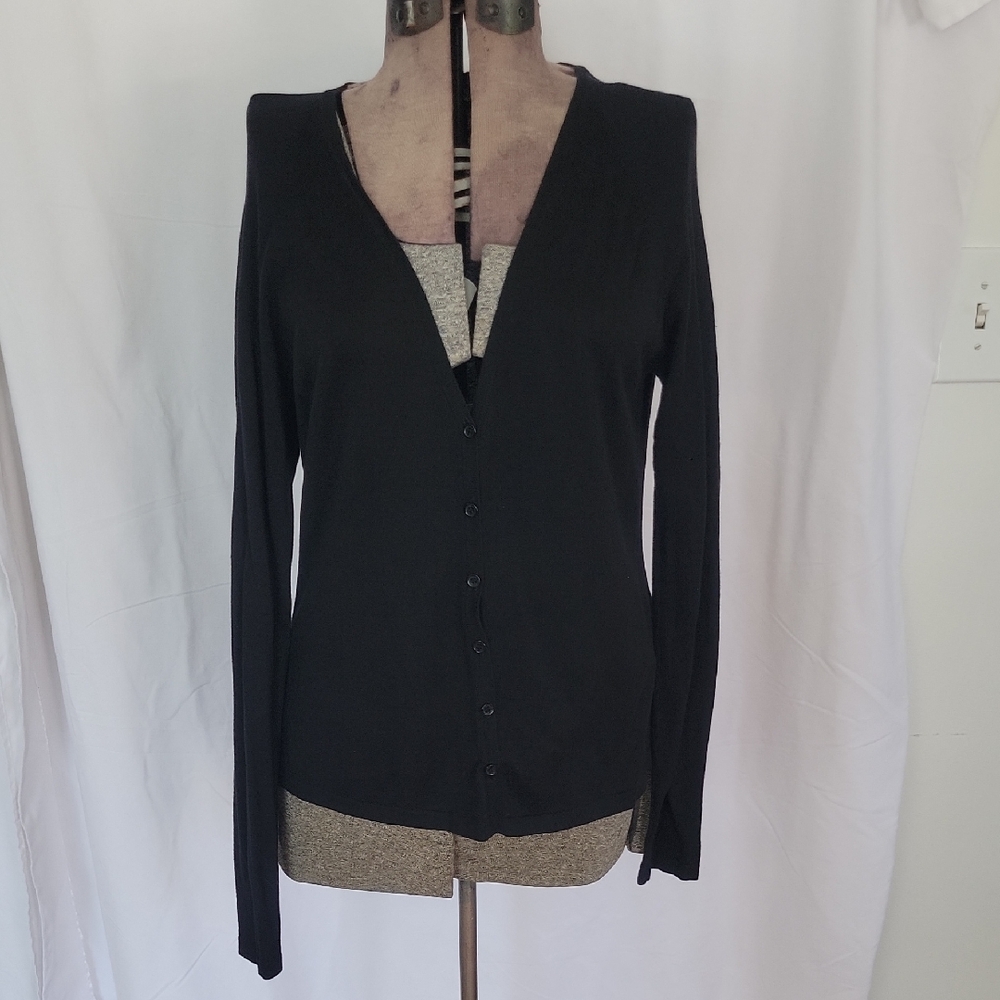 Parallel Sweater Large Black